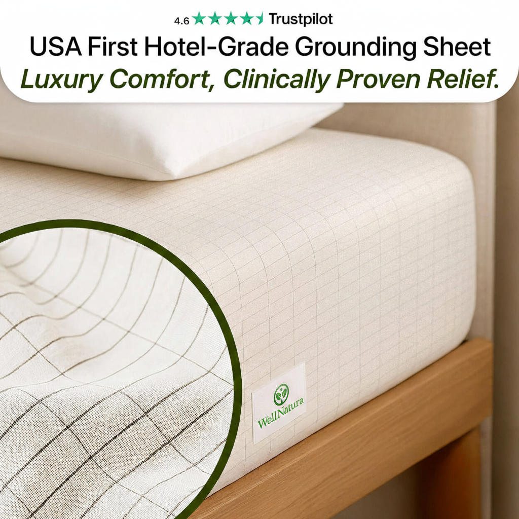 Grounding Sheet for Better Sleep & Health
